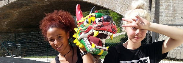 Studenti in canoa